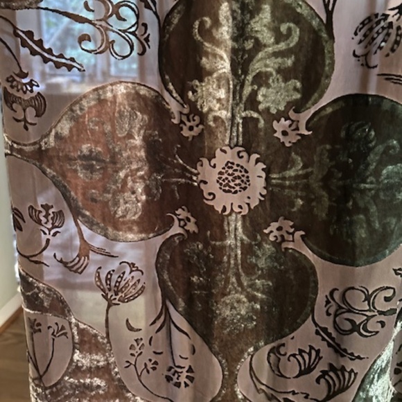KEVIN O'BRIEN STUDIO VELVET/SILK/RAYON SCARF/WRAP - Picture 7 of 13